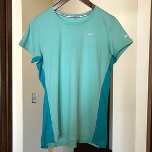 Nike Dri-Fit Running shirt, light blue, W's L